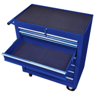 Vidaxl chariot à outils d'atelier avec 7 tiroirs bleu 147173_2