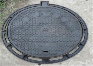 Couvercle et cadre en fer malléable - Couverture ronde durable d'inspection professionnelle - Modèle 800x800_2