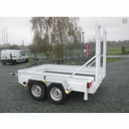 Remorque porte-engins 2 essieux - Appro Utilitaires - Carrosserie artisanale Caillaud - PTAC 3500 kg_2