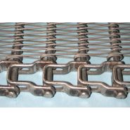 Virabande - bandes transporteuses métalliques Tissmetal - inox - élimine les transferts - conception courbe et droite_2