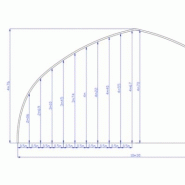 Tunnel de stockage ulm / ouvert / structure en acier / couverture en pvc / ancrage au sol avec platine / 10.30 x 7 x 4.76 m_2