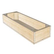 H1 - Caisse en bois - Simply à Box - L18 x H10 x P54 cm - Bois brut ou 6 coloris de lasure à l'eau_2