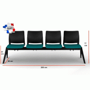 Poutre d'accueil mixte Adela - Sokoa - 4 places, Gris clair_2