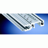 SCHROFF Devant de rail horizontal, Type H-KD, Lourd, Lèvre courte, 84 CV_2