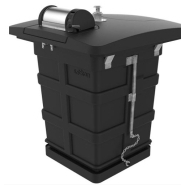 Système de gestion des déchets semi-enterré  - QUBUS E_2