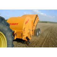 Machine ramasseuse de pierres homologuée pour la route