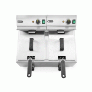 Friteuse Profi Line Analogique avec robinet de vidange 2x8L 230V HENDI_2