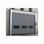Porte rapide souple à enroulement - utilisation intérieure - 8000 x 8000 mm - structure en acier galvanisé_2