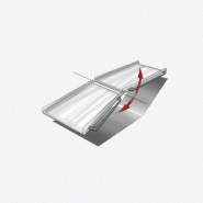 Rampe d'accès pliable extra longue et légère - Référence TE-2542-1 - Aluminium, 400 kg, 82 cm_2