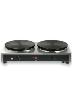 Crêpière gaz - 2 plaques en fonte usinée, diamètre 40 cm, 10 kW - gamme STANDARD - Référence CSCS8MA-KR_2