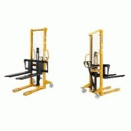 Gerbeur manuel SDJA1000 - capacité 1000 kg - levage jusqu'à 1600 mm - fourche réglable_2