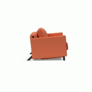 Fauteuil design convertible INNOVATION LIVING - Sofabed Cubed 02 Arms Argus Rust - Lit 200x90 cm_2
