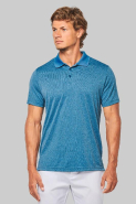 Polo chiné manches courtes - Réf: PA496 - 100% polyester, ultra résistant et respirant - Marque PROACT_2