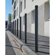 Potelet fixe avec pommeaux PROVINCE - Hauteur 1180 mm - Tube acier ø 76 ou 114 mm - Collection Province_2