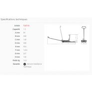 Tl8115 - Cric rouleur ultra léger en aluminium/acier - Sam Outillage - Capacité 1,5 T_2