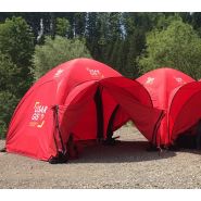 Gybe - Abris médicaux mobiles Fugu - Tente de secours gonflable 5 x 5 m_2