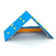 Mur d'escalade pour aire de jeux - Conforme EN1176 - Référence BT18046 - Structure en acier inoxydable avec prises HDPE_2