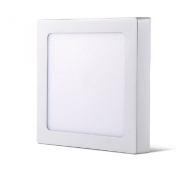 Plafonnier LED carré saillie 18W - IP20 - Réf DOSAIC18W4K - lumière 4000K - dimensions 217x217x35mm_2