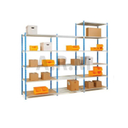 Rayonnage peint à tablettes tubulaires Flip et tôlées Fliclass_2