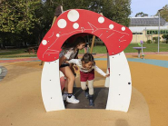 Cabane Chanterelle - Jeu inclusif pour enfants de 1 à 12 ans en bois traité et polyéthylène_2