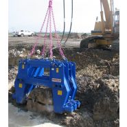 Éminceur à béton pour pelles 30 à 70 tonnes - 4650 à 5300 kg avec rotator - Ouverture réglable 1000 à 1500 mm_2