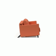 Canapé design convertible Cubed 02 Arms - Innovation Living - Lit 160x200 cm - Tissu Argus Rust_2