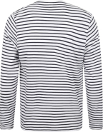 T-shirt rayé manches longues - Skinni Fit - Unisexe - 100% coton jersey - Réf: SFM204_2
