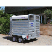Bétaillère XL Wilsud - Grand volume 2.80m x 1.60m x 1.90m - PTC 2000 kg - Double essieux freinés_2