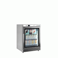 Congélateur vertical vitré UF200VSG (200 / 120L) Inox TEFCOLD_2