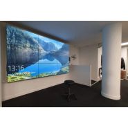 Mur d'images écran LCD - installation vitrine ou murale - format portrait ou paysage - bordures ultra-fines_2