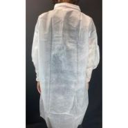 Blouse d'hygiène à usage unique - Polypropylène - Fermeture ZIP - 40 g/m²_2