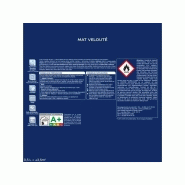 Peinture laque boiserie - DULUX VALENTINE - noir mat - 0.5 L - intérieur/extérieur_2