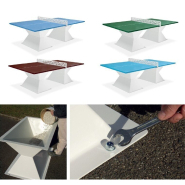 Table de ping-pong outdoor BALIA DIABOLO Resitec HD 35 - Référence BTD3590 - Plateau 35 mm, filet anti-vandalisme_2