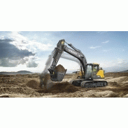 Performance et efficacité de la pelle hydraulique EC160E Volvo