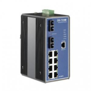 Switch Rail DIN industriel 8 ports Ethernet + 2 ports FO multi-mode managé - Température -40°C à +75°C - Référence: EKI-7559MI-AE_2
