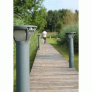 Borne led solaire extérieure à détecteur de mouvement_2