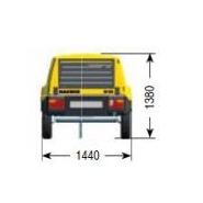 Compresseur MOBILAIR M50 - Débit 5,0 m³/min - Moteur Kubota 4 cylindres - Poids < 750 kg_2
