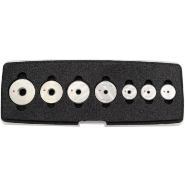 Jeu de 7 bagues filetées