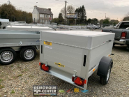 Remorque aluminium HUMBAUR PTAC 750 Kg non-freiné 2100*1100*350 mm - Capot sécurisé étanche - Référence HA751611-5+CAP_2