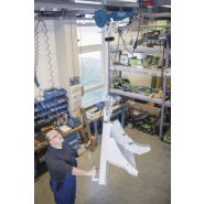 HRS600 - Palan électrique Scheppach - Charge maxi 300 kg à 600 kg avec poulie de mouflage_2