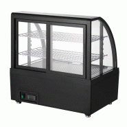 Vitrine réfrigérée de comptoir - 100L - Série C - Noire  - CU636 | Polar_2