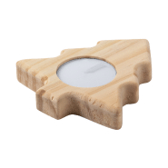 Bougie de Noël - Bougeoir naturel inclus - 37g_2