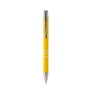Stylo en aluminium recyclé - encre bleue - couleur jaune - poids 7 gr_2