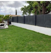 Occultation pour grillage rigide - 10m linéaires en lamelles nouvelle génération - Kit complet_2