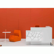 Banque d'accueil d'angle Organic avec éclairage - MDD - Droite_2