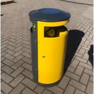 Corbeille AUSTRALIA - Tri sélectif 2 flux 40L - Coloris personnalisables_2