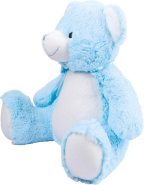 Peluche zippée Ourson - Réf: MM556 - 40 cm - 100% polyester - Conforme norme EN71_2