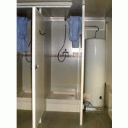 Bungalow de chantier sanitaire 3 m 45 / monobloc / sanitaire / aménagé_2