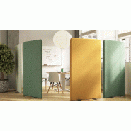 Cloison panneau acoustique vertical sur pieds plats So Jaca_2