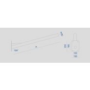 Console Pared d'éclairage public - novatilu - ABRP - support mural en acier galvanisé_2